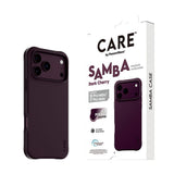 iPhone 18 Pro Max  / 17 Pro Max CARE by PanzerGlass Fashionable Samba Case - MagSafe Compatible - Dark Cherry