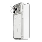 iPhone 18 Pro Max CARE By PanzerGlass 3-i-1 FLAGSHIP Bundle - Screen Protector (UWF) / Case / Camera Protection - Transparent