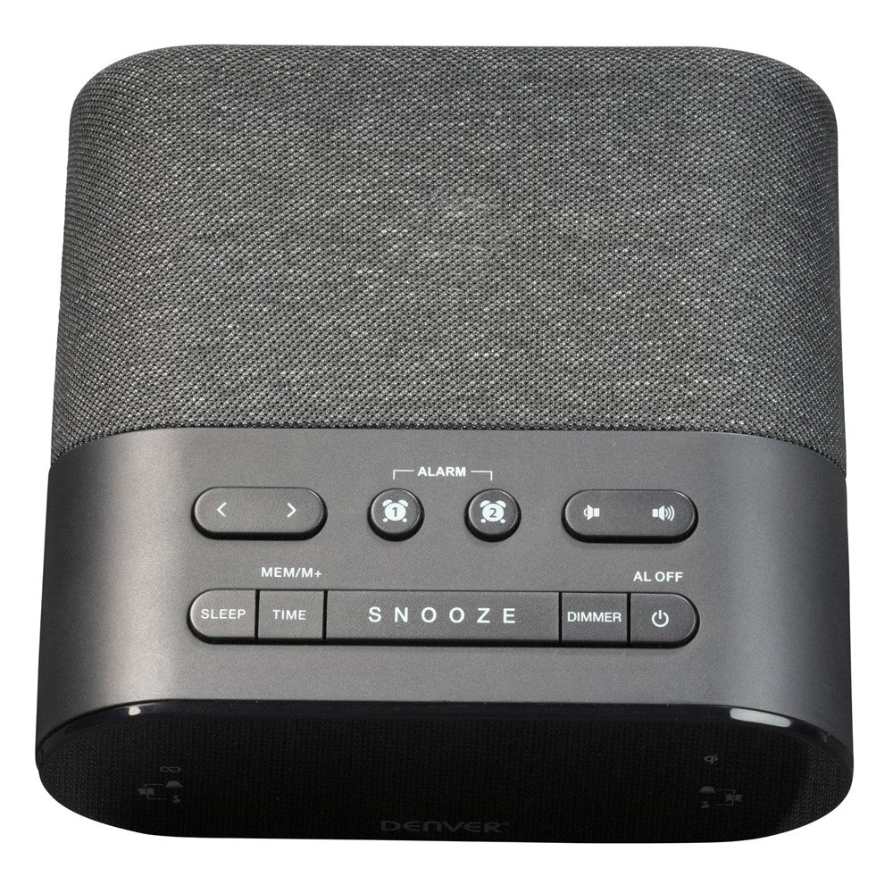 Denver CRQ-107 Radio with Wireless Charging & Bluetooth - Black