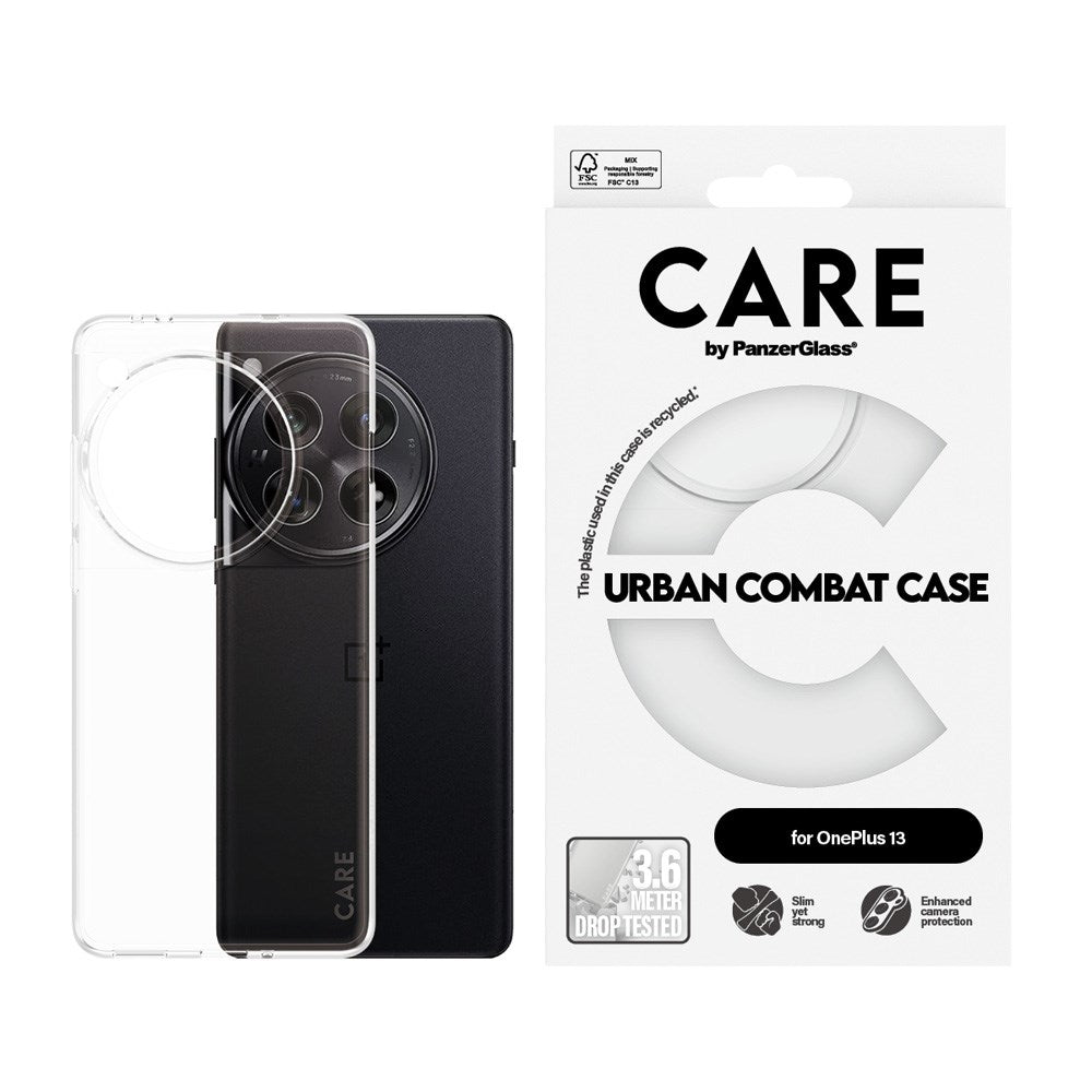 CARE by PanzerGlass OnePlus 13 FASHION X-Ray Soft Basic Case - Transparent