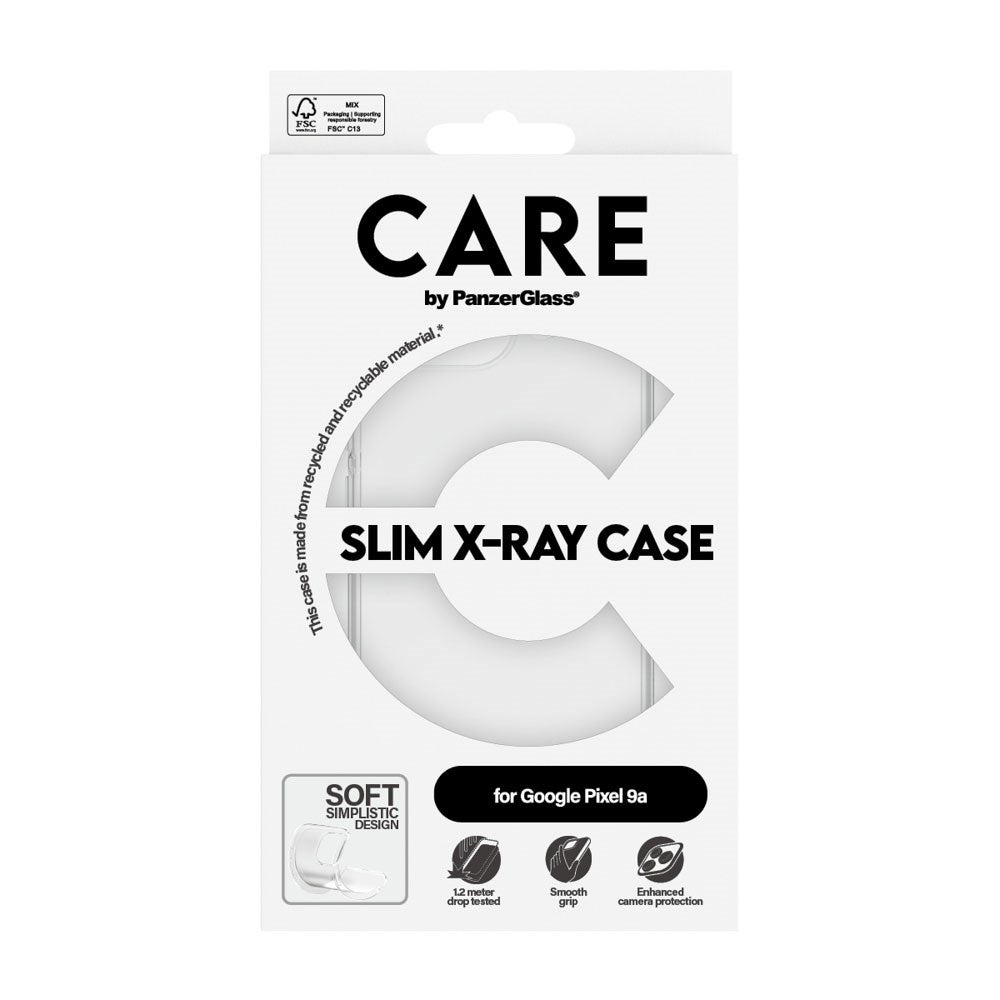 CARE by PanzerGlass Google Pixel 9a FASHION X-Ray Soft Basic Case - Transparent