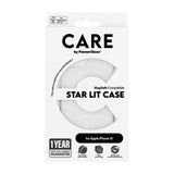 CARE by PanzerGlass iPhone 15 FLAGSHIP Urban Combat Case - MagSafe Compatible - Star Lit / White