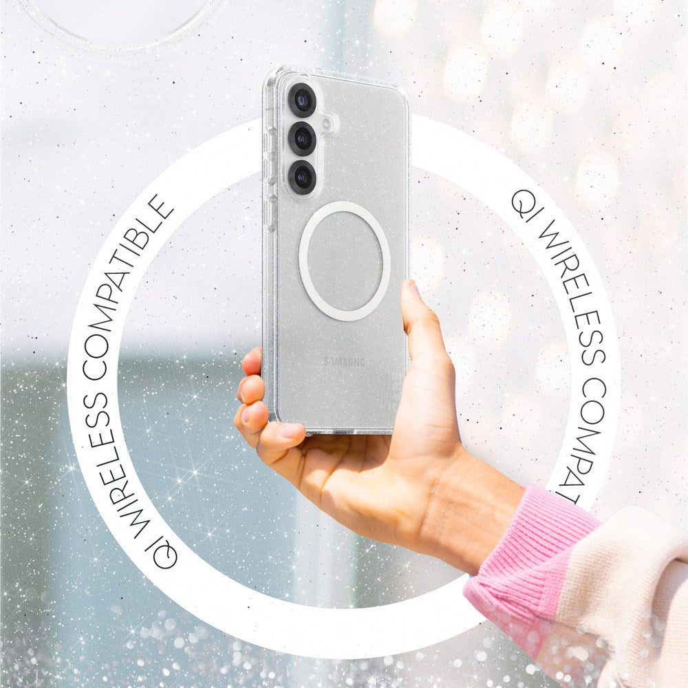 CARE by PanzerGlass Samsung Galaxy S25+ (Plus) FLAGSHIP Urban Combat Case - Qi Compatible - Star Lit / White