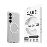 CARE by PanzerGlass Samsung Galaxy S25 FLAGSHIP Urban Combat Case - Qi Compatible - Star Lit / White