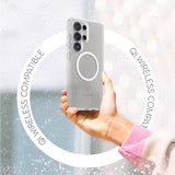 CARE by PanzerGlass Samsung Galaxy S25 Ultra FLAGSHIP Urban Combat Case - Qi Compatible - Star Lit / White