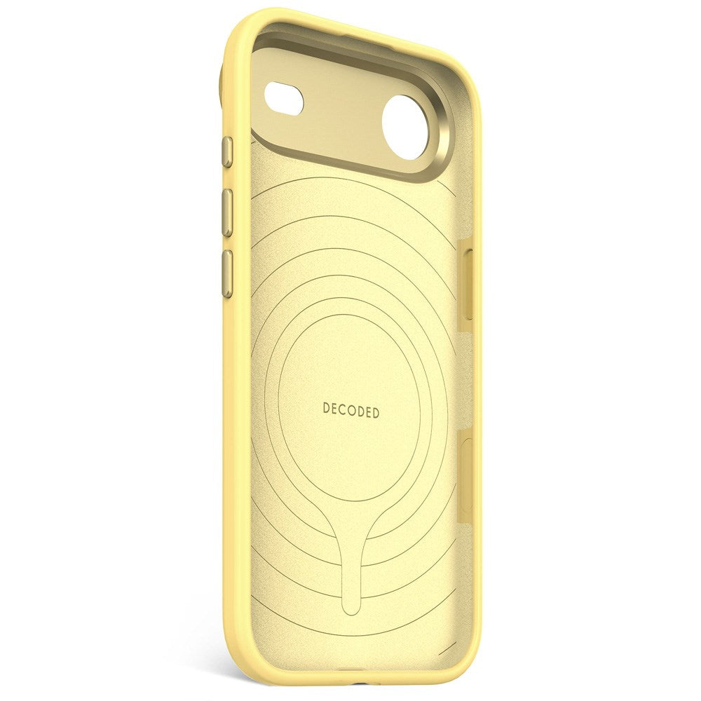 Decoded iPhone Air AntiMicrobial Silicone Case - MagSafe Compatible - Yuma Yellow