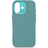 Decoded iPhone 17 AntiMicrobial Silicone Case - MagSafe Compatible - Retro Blue