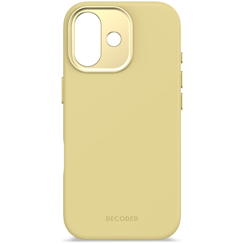 Decoded iPhone 17 AntiMicrobial Silicone Case - MagSafe Compatible - Yuma Yellow