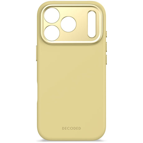 Decoded iPhone 17 Pro AntiMicrobial Silicone Case - MagSafe Compatible - Yuma Yellow
