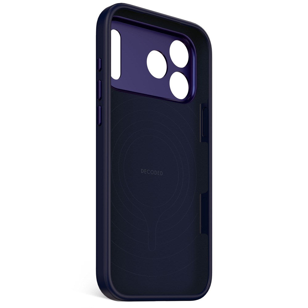 Decoded iPhone 17 Pro Max AntiMicrobial Silicone Case - MagSafe Compatible - True Navy