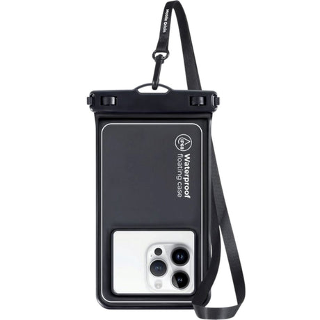 Universal Waterproof Case Pouch Mobile Origin - Black / Transparent (Max. Phone: 6.5")