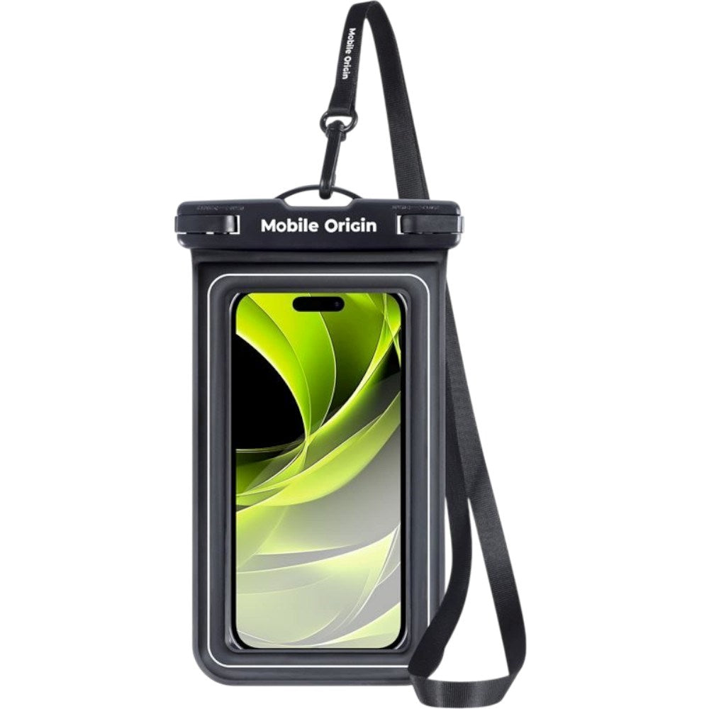 Universal Waterproof Case Pouch Mobile Origin - Black / Transparent (Max. Phone: 6.8")
