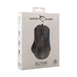 White Shark ECTOR Gaming Mouse - 7D / 12400 DPI - Black