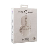 White Shark ECTOR Gaming Mouse - 7D / 12400 DPI - White