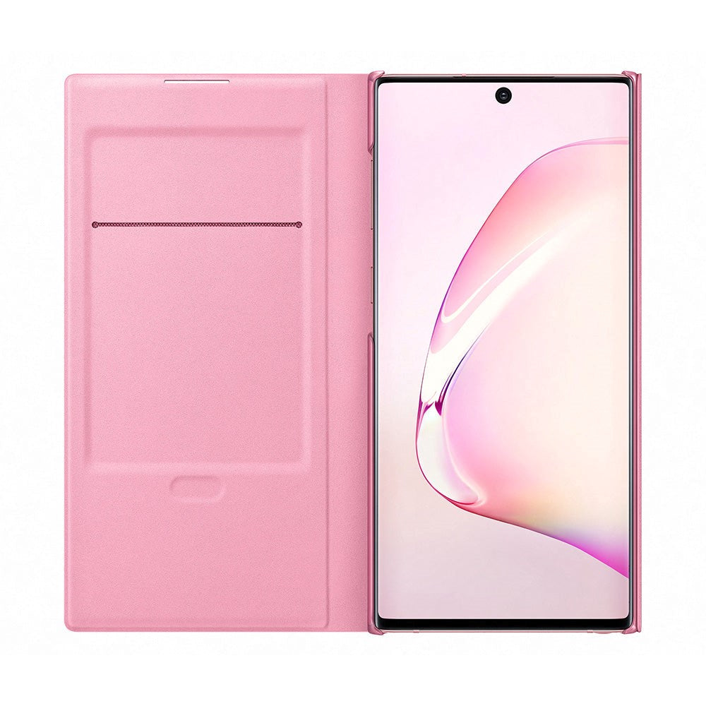 Original Samsung Galaxy Note10 LED View Wallet Case - EF-NN970PPEGWW - Pink