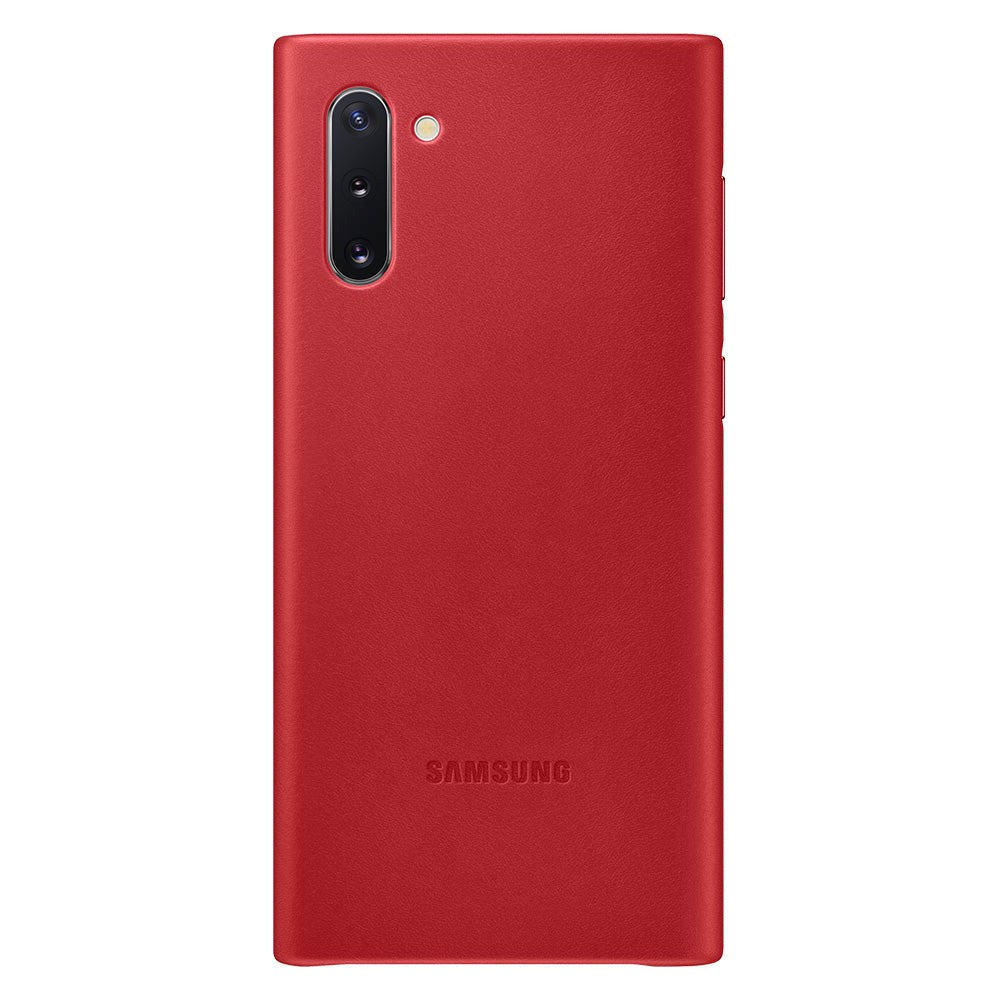 Original Samsung Galaxy Note10 Leather Case EF-VN970LREGWW - Red