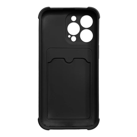 iPhone X / Xs Hurtel Card Armor Plastic Case - Black