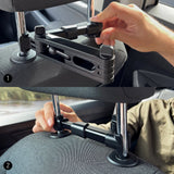 Wozinsky Backseat Car Mount For the Car's Headrest - Max Size: 125 - 205mm - Black