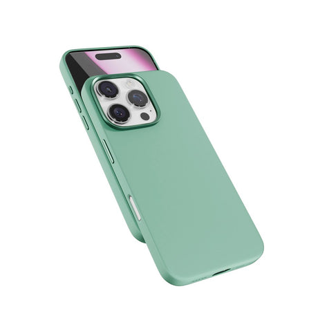 iPhone 16 Pro Epico Mag+ Silicone Case - MagSafe Compatible - Pastel Turquoise