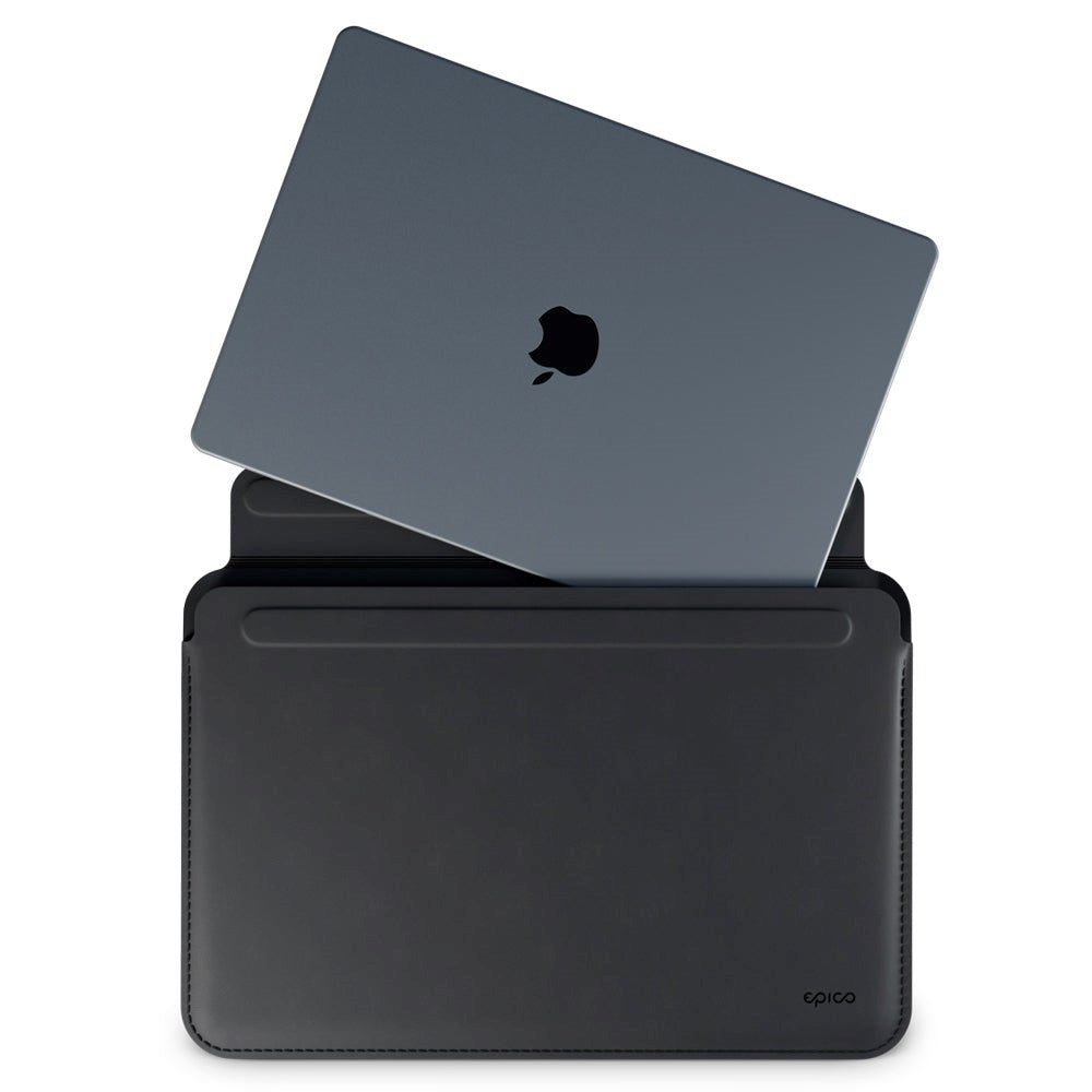 Epico Eco Leather MacBook / Laptop Sleeve 16" (360 x 250 mm) - Black