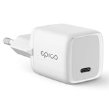 Epico Mini Wall Charger PD 30W w. USB-C - White