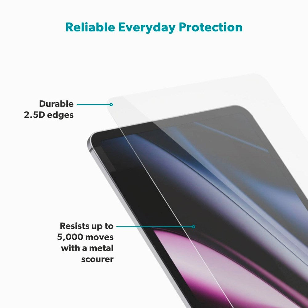 iPad Air 11" (2026 / 2025 / 2024) Epico Screen Protector Glass with Installation Frame - Transparent