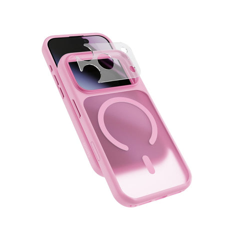 iPhone 18 Pro Max / 17 Pro Max Epico HeroMatte Pro Mag+ Case with Camera Protection - MagSafe Compatible - Pink