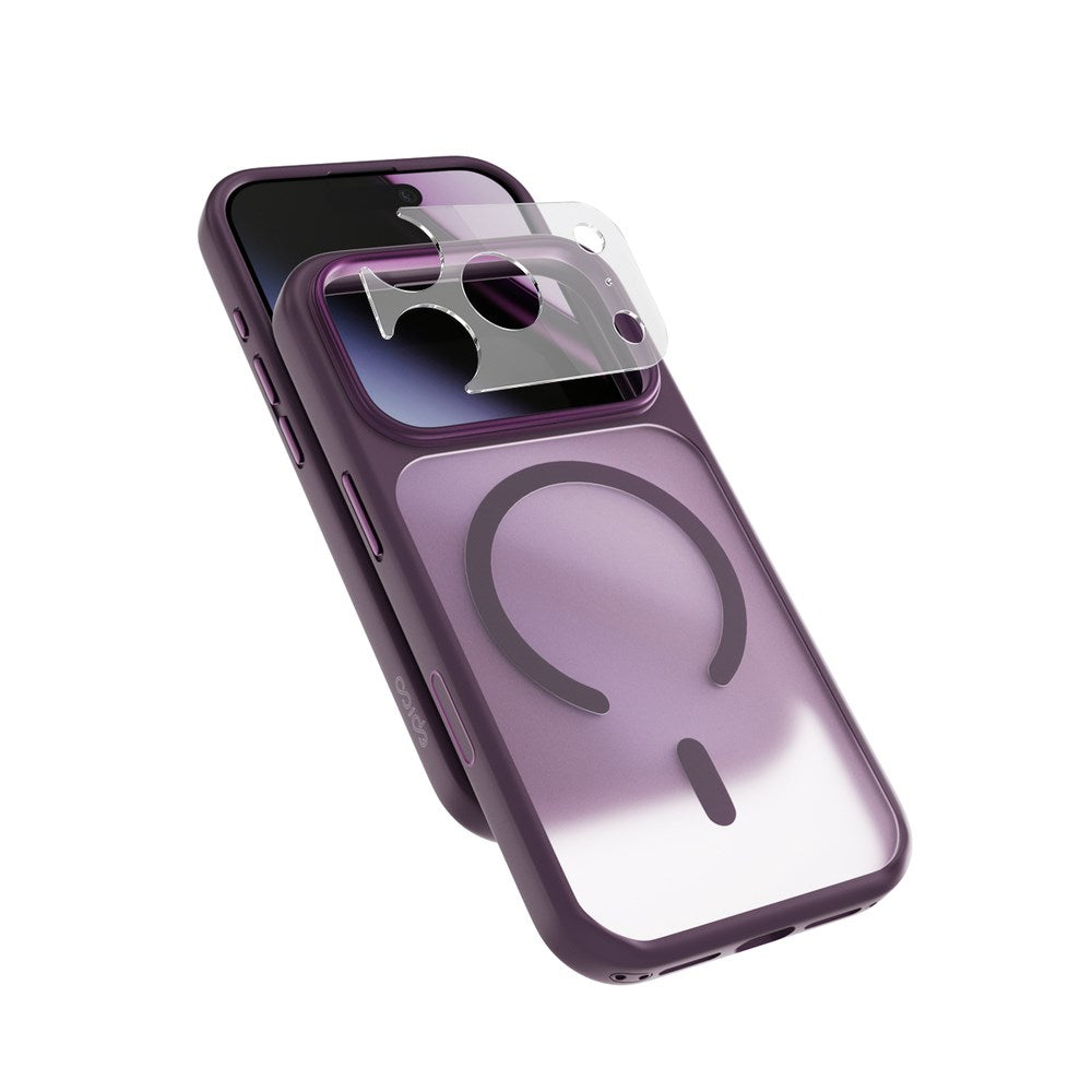 iPhone 18 Pro Max / 17 Pro Max Epico HeroMatte Pro Mag+ Case with Camera Protection - MagSafe Compatible - Purple