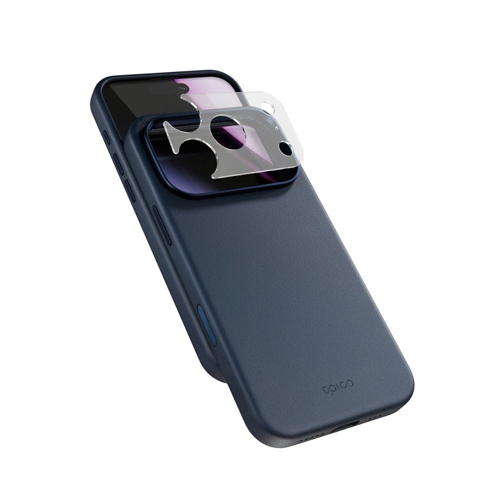 iPhone 18 Pro Max / 17 Pro Max Epico Leather Pro Mag+ Case with Camera Protection - MagSafe Compatible - Blue