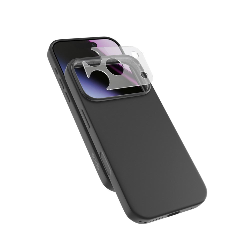 iPhone 18 Pro / 17 Pro Epico Silicone Pro Mag+ Case with Camera Protection - MagSafe Compatible - Black