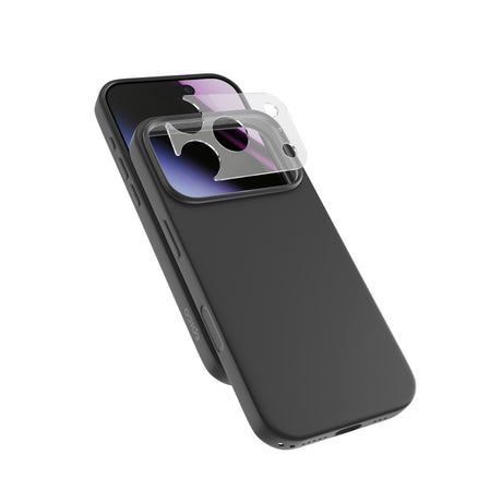 iPhone 18 Pro / 17 Pro Epico Silicone Pro Mag+ Case with Camera Protection - MagSafe Compatible - Black