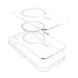 eSTUFF iPhone 17 Pro INFINITE OSLO Hybrid Plastic Case - MagSafe Compatible - Transparent