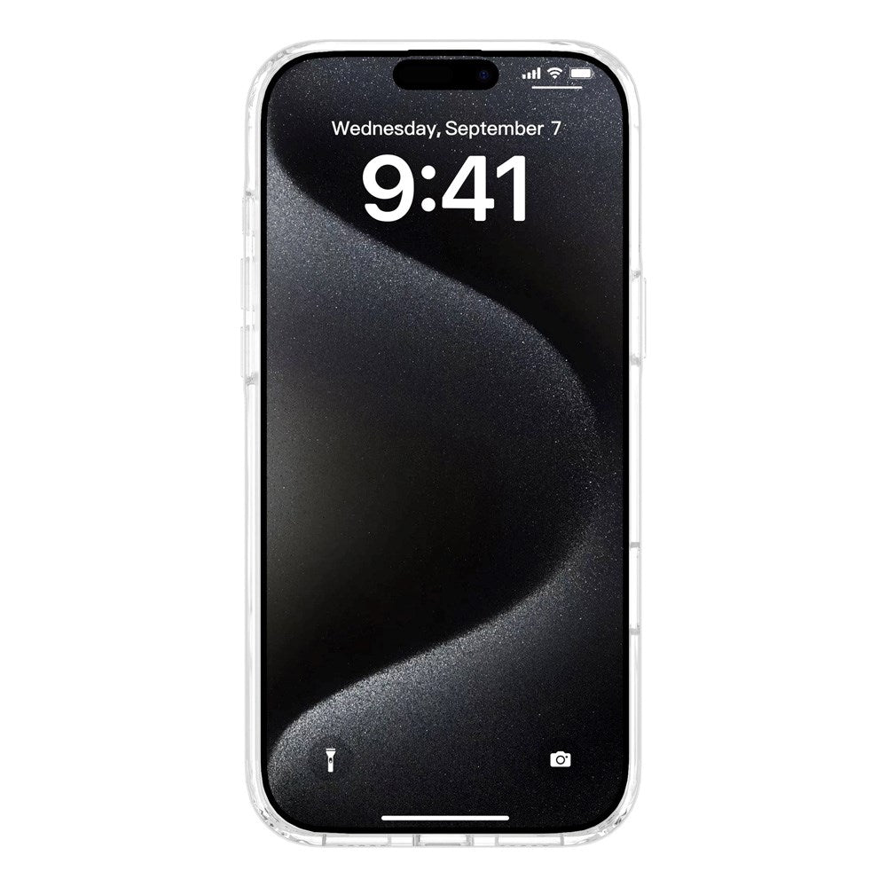 eSTUFF iPhone 17 Pro Max INFINITE OSLO Hybrid Plastic Case - MagSafe Compatible - Transparent