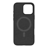 eSTUFF iPhone 16 Pro INFINITE VENICE Leather Covered Plastic Case - MagSafe Compatible - Black