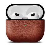 Woolnut AirPods (3rd gen.) Genuine Leather Case - Brown