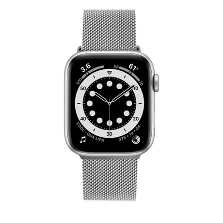 Apple Watch (38/40/SE/41mm) Fixed Mesh Strap - Silver