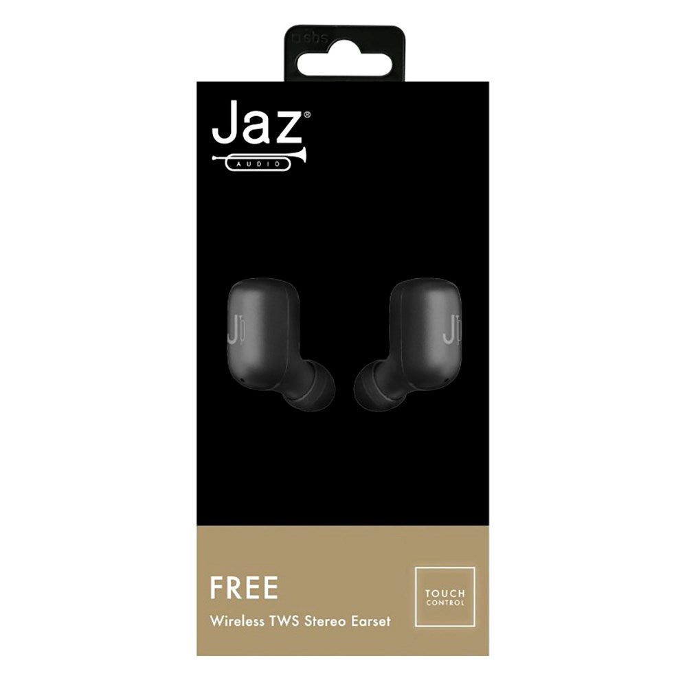 Jaz Free Twin True Wireless In-Ear Bluetooth Headphones - Black