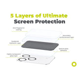 iPhone 18 Pro Max Mobile Origin Easy Lens Full Cover Camera Protection Glass - Transparent