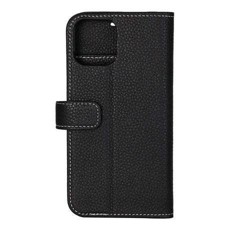 iPhone 12 / 12 Pro GEAR ONSALA Wallet Genuine Leather Case - Black