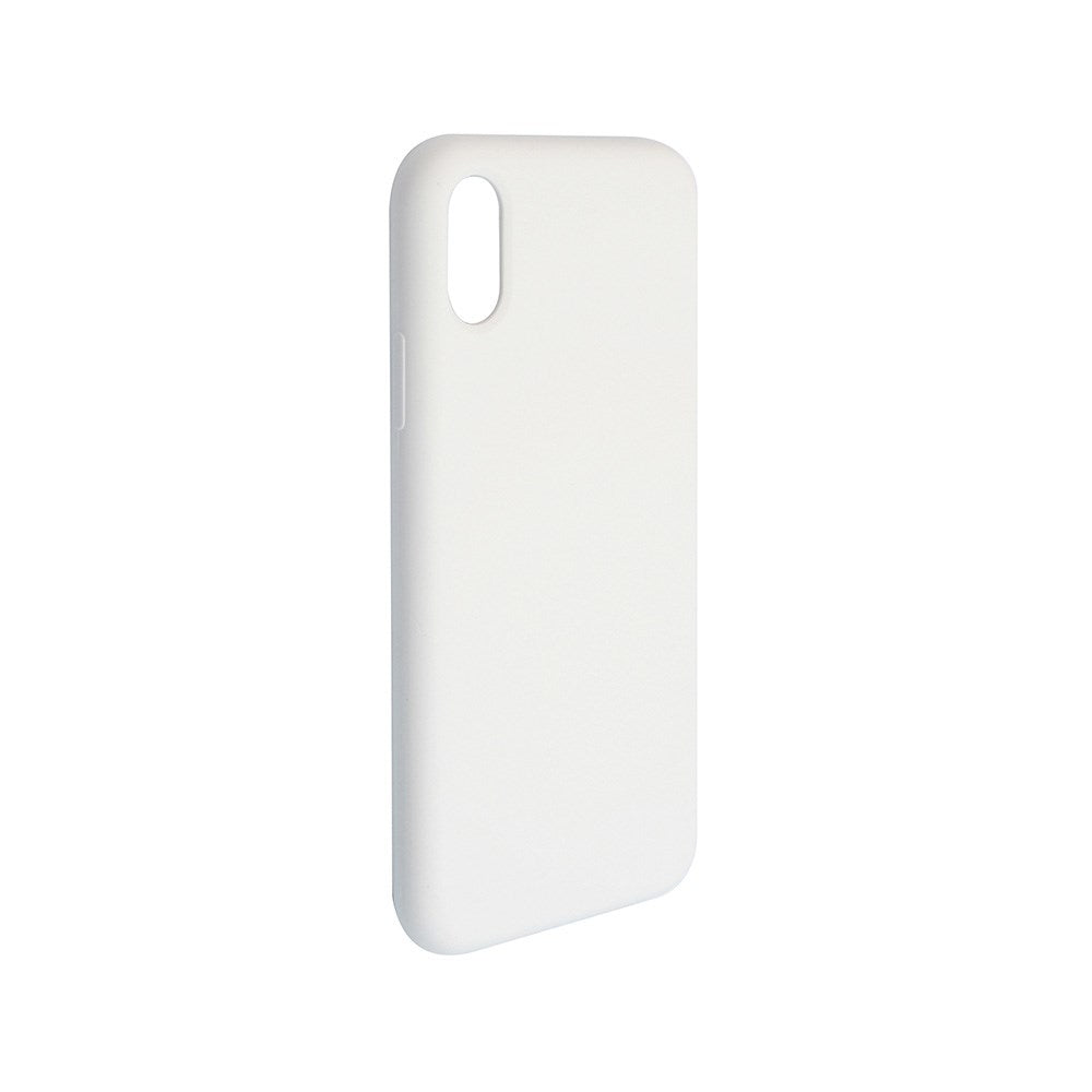 GreenMind iPhone X / XS Lined Silicone Case - White