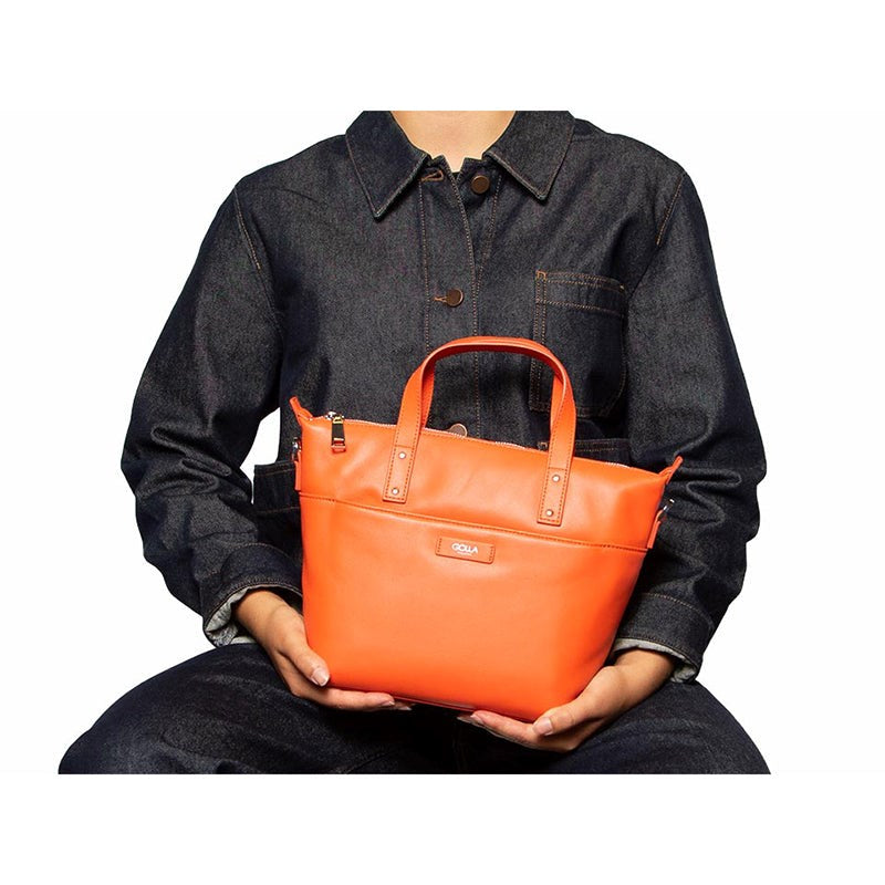 Golla Handbag Carina Leather Orange