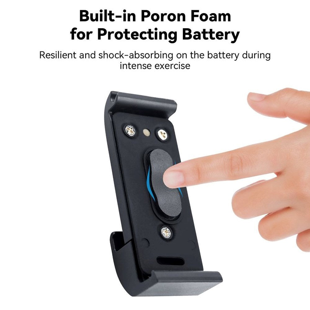 TELESIN Waterproof Battery Cover for GoPro Hero 9 / 10 / 11 / 12 - Black