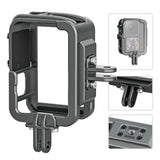 TELESIN Metal Cage for GoPro Hero 9 / 10 / 11 / 12 / 13 - Grey