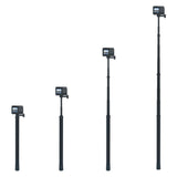 TELESIN Telescopic Selfie Pole for Action Camera - 2.7m - Black
