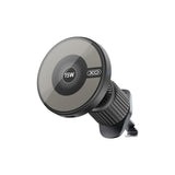 XO CX025 Magnetic Car Air Vent Phone Holder - 15W Wireless Charging - MagSafe Compatible - Black