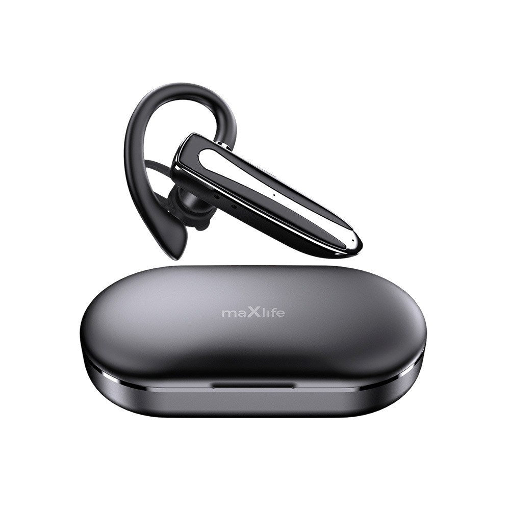 Maxlife MXBH-01 Bluetooth Headset with Charging Case - Black