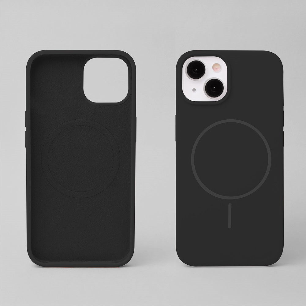 iPhone 12/12 Pro Silicone Thin Case - MagSafe Compatible - Black