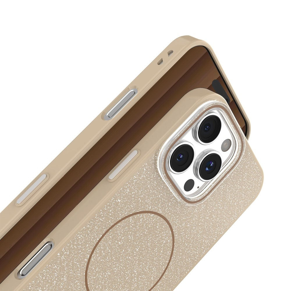 iPhone 11 Glitter Thin Case - MagSafe Compatible - Brown