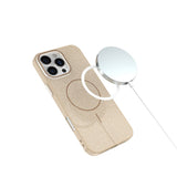 iPhone 15 Pro Glitter Thin Case - MagSafe Compatible - Brown