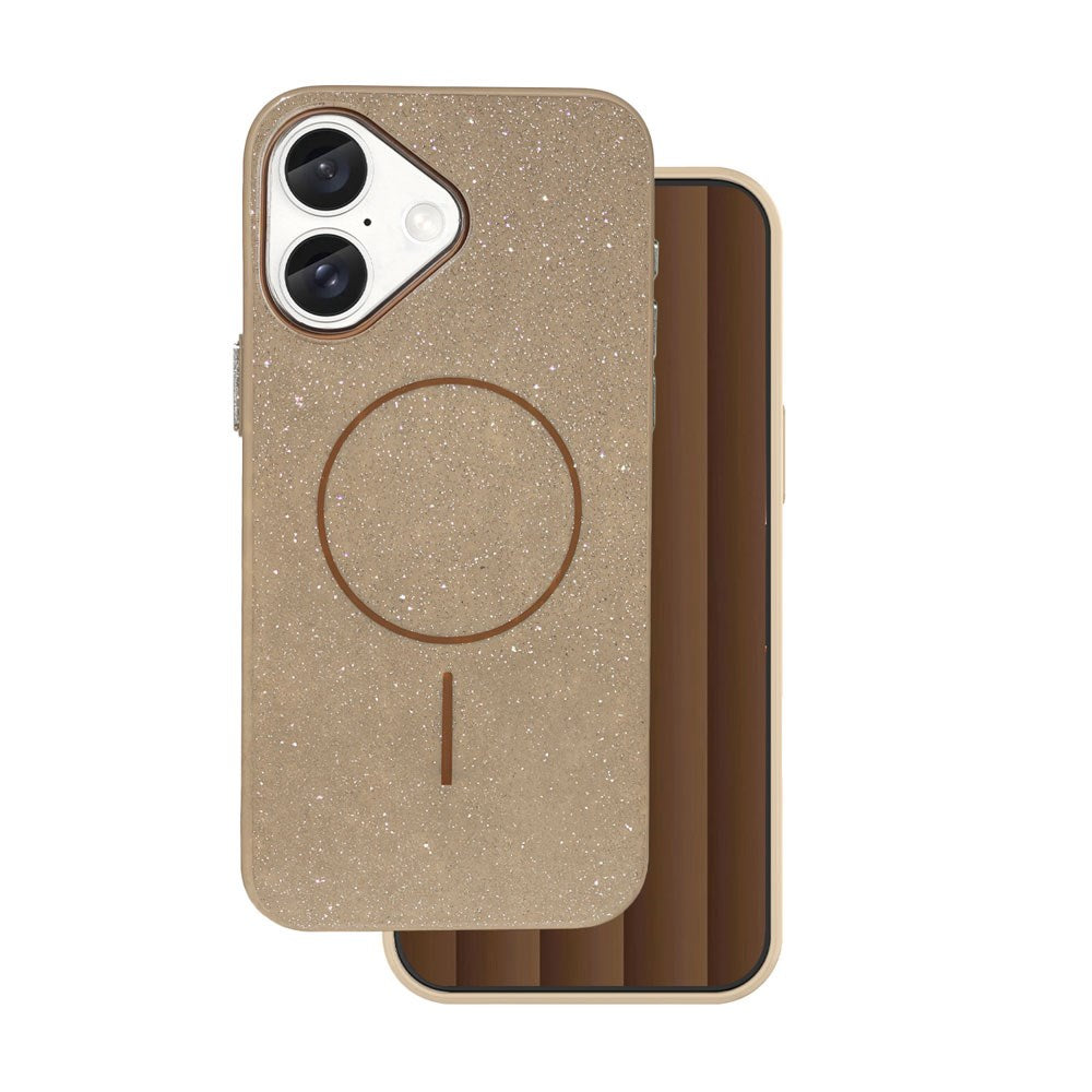iPhone 17 TFO Glitter Thin Case - MagSafe Compatible - Brown